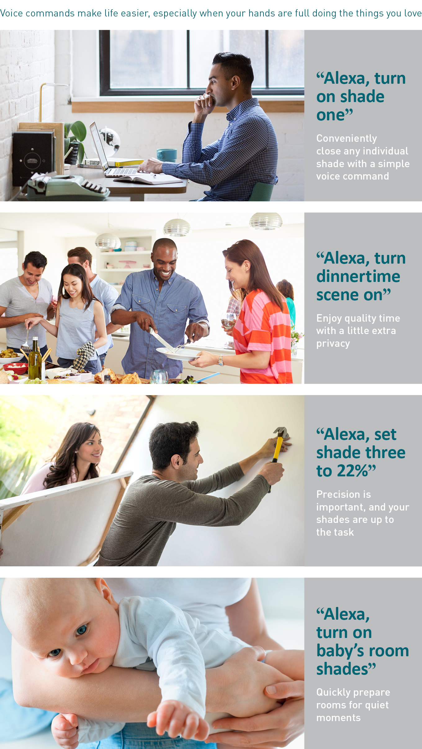 Alexa Voice Scenarios