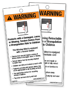 Child Saftey Tags for blinds