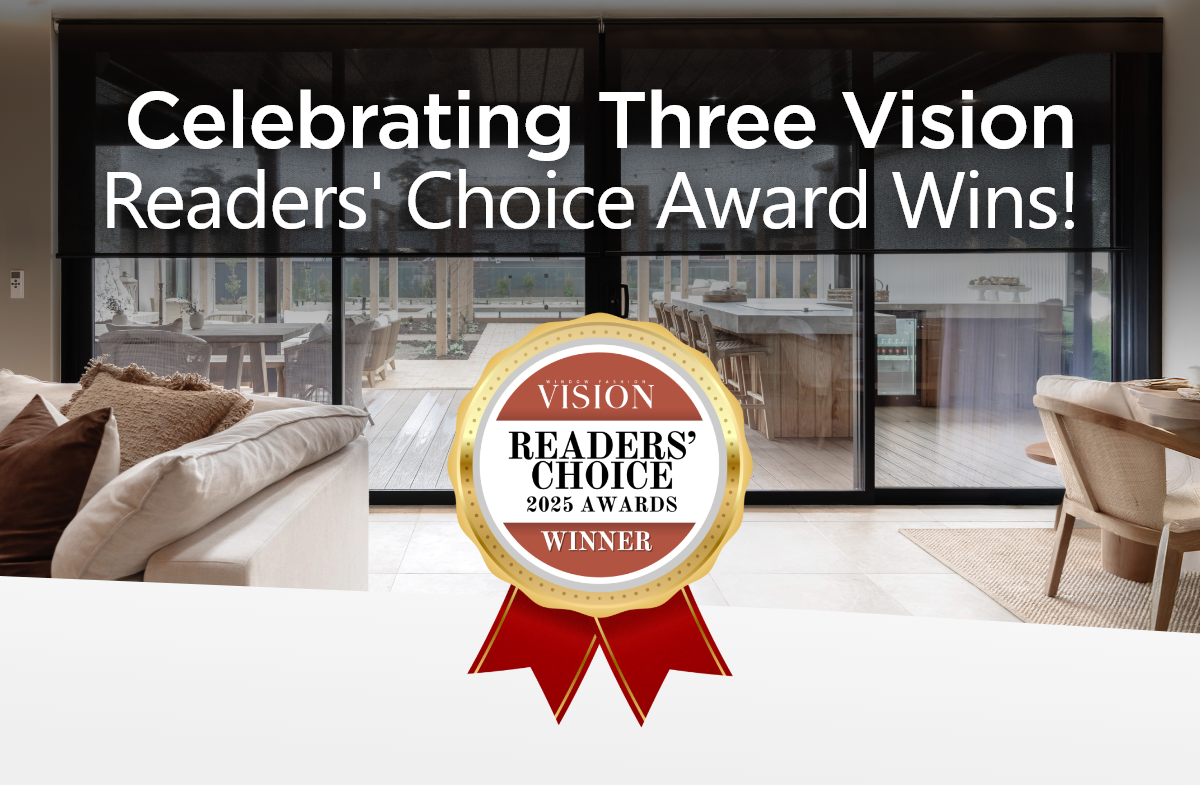 Rollease Acmeda Vision Magazine Readers Choice Award Hero